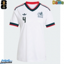 Mexico Edson Alvarez #4 Bortedrakt Dame EM 2024 Kortermet